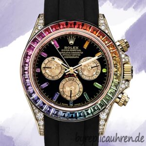 Rolex Daytona 116598 Herren 40mm Schwarzes Zifferblatt