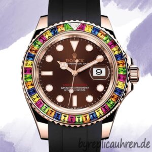 Rolex Yacht-Master 40mm Herren 116695 Braunes Zifferblatt Roségoldfarben