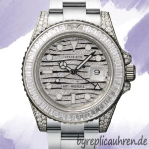 Rolex GMT-Master II Herren 40mm 116769 Diamant-Wellenzifferblatt