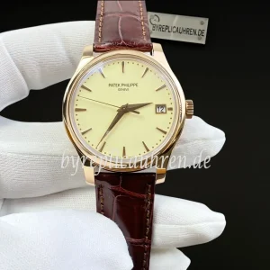 Replica Patek Philippe Calatrava 5227R-001 – Klassische Dresswatch in Roségold-Optik
