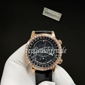 Patek Philippe Grand Complications 6104R-001 Replica – Astronomische Celestial Uhr mit Milchstraßen-Zifferblatt