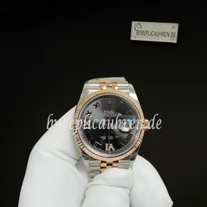 Replica Datejust 36 Slate Grey – Bicolor 904L Edelstahl & 18K Gold, Schweizer Automatik