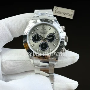 Replica Rolex Daytona 116509 – Edelstahl Chronograph mit silbergrauem Zifferblatt | 40 mm Automatik