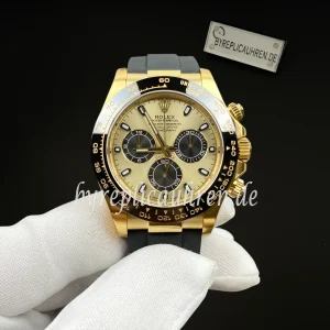 Replica Uhr im Daytona-Stil 116518LN – Goldfarben, Keramiklünette, Automatik