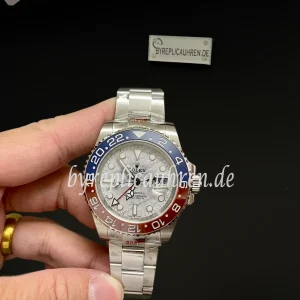 Rolex GMT-Master II 126719BLRO „Pepsi“ Replica – 40 mm Dual Time Uhr mit weißem Meteoriten-Zifferblatt