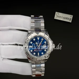 Replica Uhr im Stil der Yacht-Master 126622 – Blaues Zifferblatt, 40 mm, Automatik