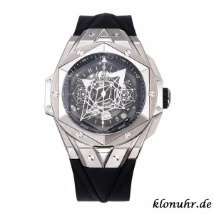 Hublot Big Bang Sang Bleu II 45mm Grau Automatik Kautschukarmband 1:1 Clone Watch