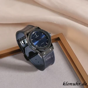 Hublot Classic Fusion 42mm Blue Dial Automatic Leather 1:1 Clone Watch