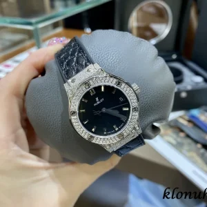 Hublot Classic Fusion 33mm Black Dial Swiss Quartz Leather 1:1 Clone Watch