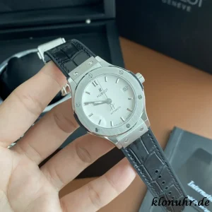 Hublot Classic Fusion 38mm White Dial Automatic Leather 1:1 Clone Watch