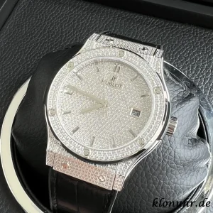 Hublot Classic Fusion 42mm Diamant Zifferblatt Automatik Kautschukarmband 1:1 Clone Watch