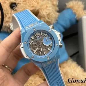 Hublot Big Bang 42mm Tiffany Blue Swiss Automatic Kautschukarmband 1:1 Clone Watch