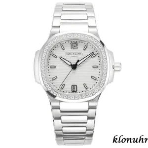 Patek Philippe Nautilus 35mm Silber Automatik Metallarmband 1:1 Clone Watch