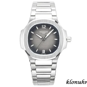 Patek Philippe Nautilus 37mm Grau Automatik Metallarmband 1:1 Clone Watch