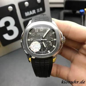 Patek Philippe Aquanaut 40.8mm Schwarz Automatik Kautschuk 1:1 Clone Watch