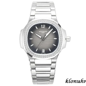 Patek Philippe Nautilus 35mm Grau Automatik Metallarmband 1:1 Clone Watch