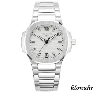 Patek Philippe Nautilus 35mm Silver Dial Automatic Metal Bracelet 1:1 Clone Watch