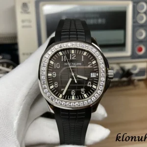 Patek Philippe Nautilus 40mm Grau Automatik Kautschukarmband 1:1 Clone Watch