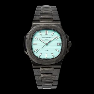 Patek Philippe Nautilus 40mm Türkis Schweizer Automatikwerk Metallarmband 1:1 Clone Watch