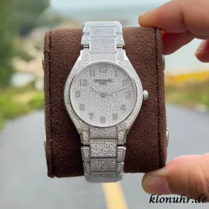 Patek Philippe Twenty-4 36mm White Diamond Dial Swiss Automatic Metal Bracelet 1:1 Clone Watch