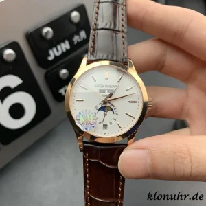 Patek Philippe 5396 40mm Weiße Zifferblatt Automatik Lederarmband 1:1 Clone Watch