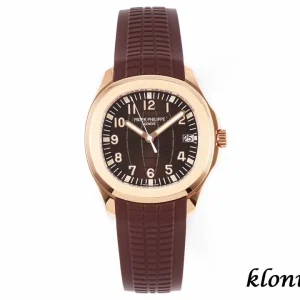 Patek Philippe Aquanaut 40mm Schwarzes Zifferblatt Automatik Kautschukarmband 1:1 Clone Watch