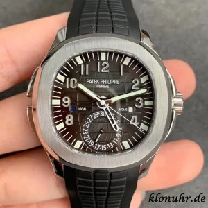 Patek Philippe Aquanaut 42mm Black Dial Automatic Kautschukarmband 1:1 Clone Watch