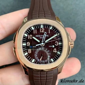 Patek Philippe Aquanaut 42mm Braun Schweizer Automatikwerk Lederarmband 1:1 Clone Watch