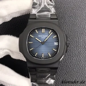 Patek Philippe Nautilus 40mm Blue Dial Automatic Metal Bracelet 1:1 Clone Watch