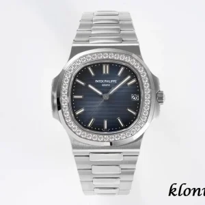 Patek Philippe Nautilus 40mm Blue Dial Automatic Metal Bracelet 1:1 Clone Watch