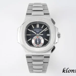 Patek Philippe Nautilus 40.5mm Blaue Zifferblatt Automatik Metallarmband 1:1 Clone Watch