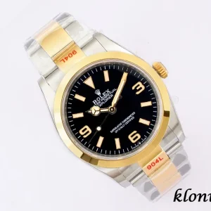 Rolex Explorer 36 Black Dial Swiss Automatic Metal Bracelet 1:1 Clone Watch