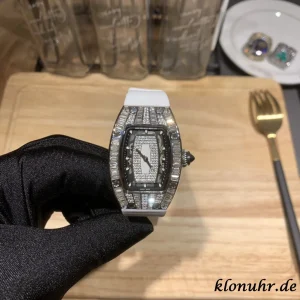 Richard Mille RM007 31MM Diamant Zifferblatt Schweizer Automatikwerk Metallarmband 1:1 Clone Watch