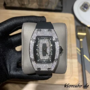 Richard Mille RM007 45mm Black Dial Swiss Automatic Kautschukarmband 1:1 Clone Watch