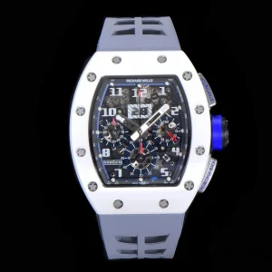 Richard Mille RM011-03M 45mm Black Dial Automatic Rubber Band 1:1 Clone Watch