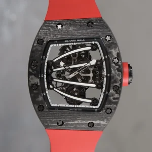 Richard Mille RM 011 45mm Skeleton Dial Swiss Automatic Kautschukarmband 1:1 Clone Watch
