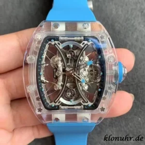 Richard Mille RM 053-02 45mm Braun Schweizer Automatikwerk Kautschukarmband 1:1 Clone Watch