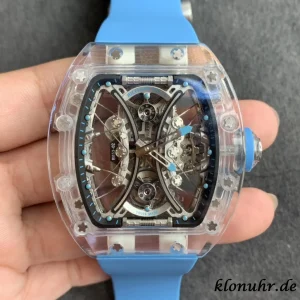 Richard Mille RM 053-02 45mm Braun Schweizer Automatikwerk Kautschukarmband 1:1 Clone Watch