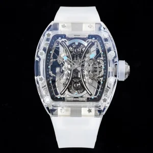 Richard Mille RM 053-02 Clear Skeleton Swiss Automatic Kautschukarmband 1:1 Clone Watch