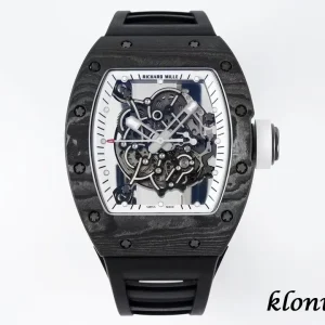Richard Mille RM055 45mm Skeleton Dial Swiss Automatic Kautschukarmband 1:1 Clone Watch