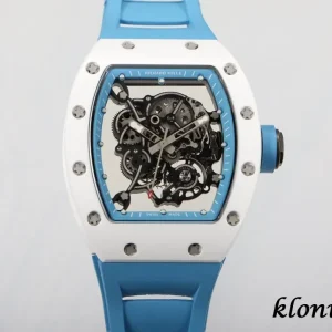 Richard Mille RM055 49mm Skeleton Dial Swiss Automatic Kautschukarmband 1:1 Clone Watch