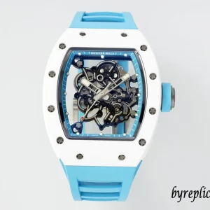 Richard Mille RM055 45mm White Dial Swiss Automatic Kautschukarmband 1:1 Clone Watch