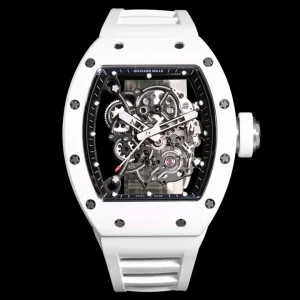 Richard Mille RM055 49.90x42.70mm Skeleton Dial Swiss Automatic Kautschukarmband 1:1 Clone Watch