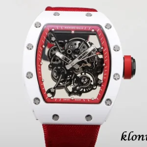 Richard Mille RM 055 49mm Skeleton Dial Swiss Automatic Kautschukarmband 1:1 Clone Watch