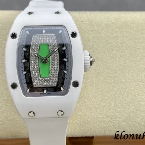 Richard Mille RM07-01 White Dial Automatic Kautschukarmband 1:1 Clone Watch