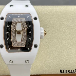 Richard Mille RM07-01 White Zifferblatt Automatik Kautschukarmband 1:1 Clone Watch