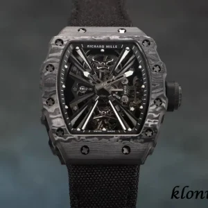 Richard Mille RM12-01 42mm Schwarz Automatik Kautschukarmband 1:1 Clone Watch