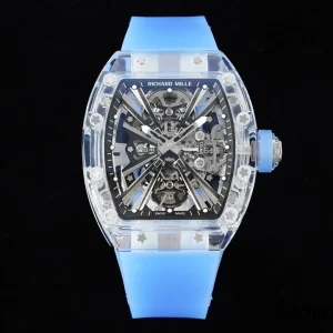 Richard Mille RM12-01 45mm Schwarzes Zifferblatt Automatik Kautschukarmband 1:1 Clone Watch