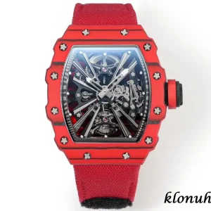 Richard Mille RM12-01 42mm Black Dial Swiss Automatic Kautschukarmband 1:1 Clone Watch
