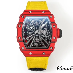 Richard Mille RM12-01 Yellow Strap Swiss Automatic 1:1 Clone Watch